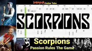 Passion Rules The Game - Scorpions - Lead Guitar TABS Lesson