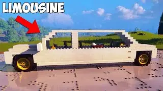 How to make a Limousine Car in LEGO Fortnite...