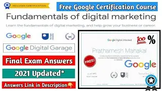 Google Digital Marketing Course Final Exam Answers | Google Digital Marketing Course Answers 2021