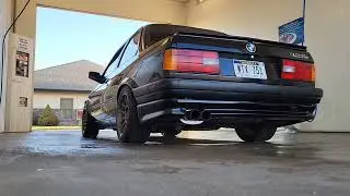 BMW E30 Magnaflow 14815 cherry bomb resonators long tube headers exhaust clip