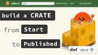 Building a real Rust CRATE from scratch to PUBLISHED