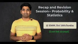 Live: Recap of Probability and Statistics