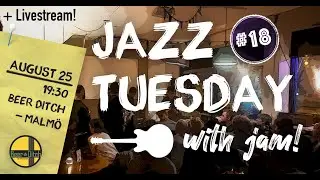 Tuesday Jazz at Beer Ditch #18 August 25, 2020 feat  Hannes Bennich