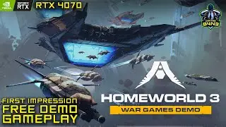 Homeworld 3 wargame free demo basic and advanced controls tutorial gameplay