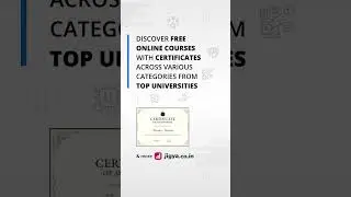 Unlock skills, get certified! Dive into free online courses. 🚀 #EducationForAll  | #shorts