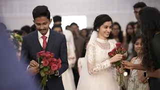 𝗝𝗼𝗽𝗮𝘂𝗹 ❤️ 𝗦𝗮𝗻𝗱𝗿𝗮 |ᴡᴇᴅᴅɪɴɢ ɢʟɪᴍᴩꜱᴇ| St.Thomas Church Thiroor😇