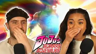 PART 2 FINALE WAS WILD!! - Girlfriend Reacts To JoJo's Bizarre Adventure Episode 25 & 26 REACTION!