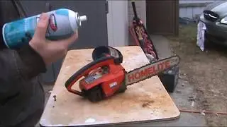 Starting up my 30 year old homelite xl chainsaw