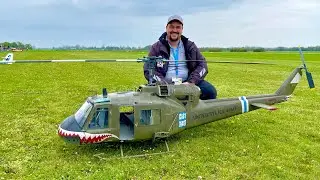 XXL RC Bell 204 UH-1 Easy Rider with Turbine from Helifactory | Steffen Richter ProWing 2023