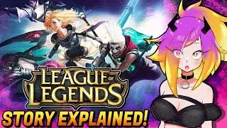 Vtuber Learns League of Legends lore With necrit | Story of League of Legends Explained Reaction