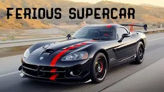 EIGHT LITERS OF POWER: Dodge Viper. FERIOUS SUPERCAR. Retro Car Review