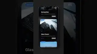 🌆 SwiftUI Parallax City Explorer - Urban Collection Experience