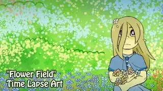 Time-Lapse Drawing: Flower Field