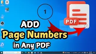 How to Add Page Numbers to a PDF Document (FREE & EASY!)