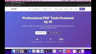 saypdf.com demo convert pdf to word