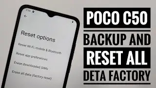 Poco C50 Backup & Reset | Settings Full Information | All Poco Phones Reset 🔥🔥🔥