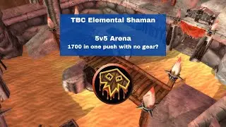 TBC Ele Shaman DOMINATES in 5v5. (5v5 PVP with commentary) 1750 CR