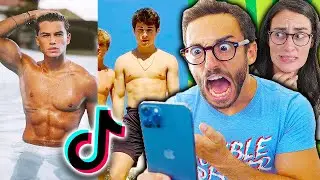 I REACT to my girlfriend's TIK TOK!! *I can't believe it!*