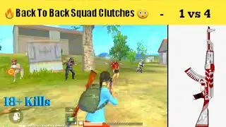 Back to Back🔥 Squad Clutches By PriyaGamingYt | 1 vs 4 clutches😄 | Using Tips And Tricks 🤭| Pubglite