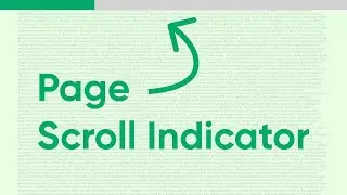 How To Make Page Scroll Indicator using HTML, CSS and JavaScript