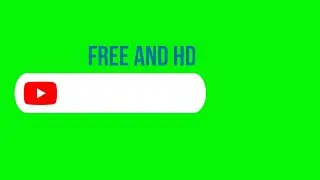 Social Media YouTube Green Screen  Lower Third Free and HD