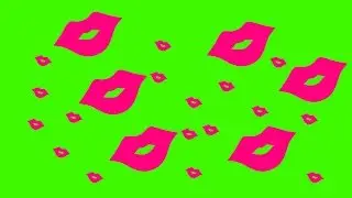 Free Green Screen Effect | Kisses in the air!