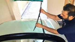 How to replace windshield wiper blades in Kia Sportage