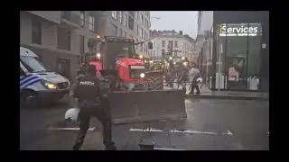 Bauern durchbrechen Polizei Blockade in Brüssel! 🚨🚜🚓 | Protest