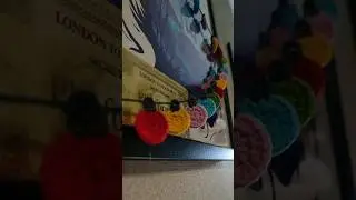 Вязаная гирлянда крючком 