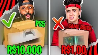 CAIXA SURPRESA DE R$1, R$100 E R$10.000