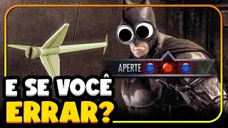 O QUE ACONTECE SE VOCÊ ERRAR OS QUICK TIME EVENTS NO INJUSTICE GODS AMONG US
