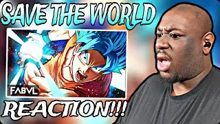 GOKU SONG "Save The World" | FabvL ft Johnald(REACTION)