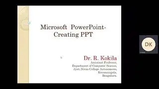 Ms PowerPoint Part 1
