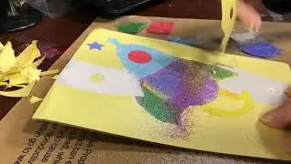 Spring Crafts 2023: Awesome Outer Space Sand Art