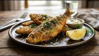 Fried Baltic herring SECRET in semolina - eaten in 5 minutes.