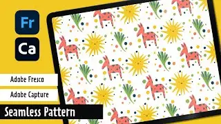 Repeating Pattern with Adobe FRESCO and CAPTURE - New Feature!