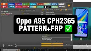 Oppo A95 CPH2365 PATTERN & FRP done with UNLOCKTOOL