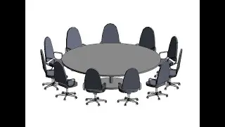 2- Table Family with Chairs Creation