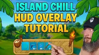 🌴 How to Create the PERFECT Fortnite HUD Overlay – Island Chill Style!