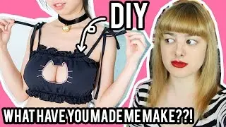 DIY Cat Keyhole Bra | Make Thrift Buy #39