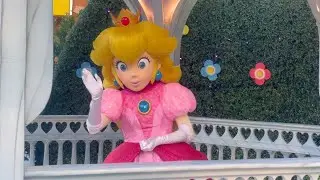 Meeting Princess Peach #10! for 9+ Minutes (4K Meet & Greet at Super Nintendo World)