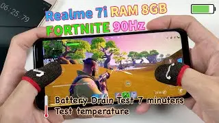 Realme 7i Fortnite Gameplay | Snapdragon 662, 8GB RAM