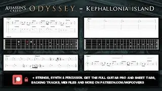 Assassin's Creed Odyssey - Kephallonia Island | Full Tabs - Guitar Lesson (Guitar Pro)