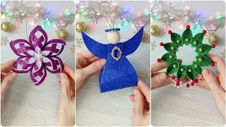 3 Ideas Christmas Craft 🎀DIY Christmas decorations 🎄Christmas tree toys