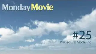 Monday Movie #25: Procedural Modeling