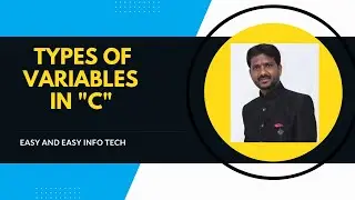 Types of Variables in C // C programming // Variables in C
