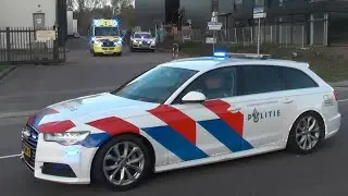 Verkeerspolitie begeleidt Ambulance en MMT met spoed naar het ziekenhuis! 
