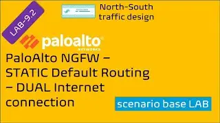 PaloAlto Hands-on || LAB-9-2 || STATIC Default route with dual IPS