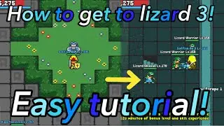 How to get to lizard 3 in rucoy online