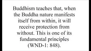 Nichiren Daishonin on ‘PROTECTION’: 2 Quotes (2nd quote @1.06min)